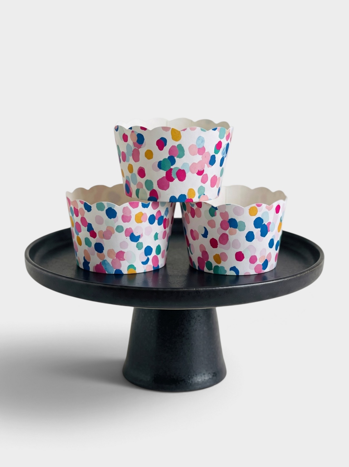 Multi-Color Confetti Dot Cupcake Wrappers