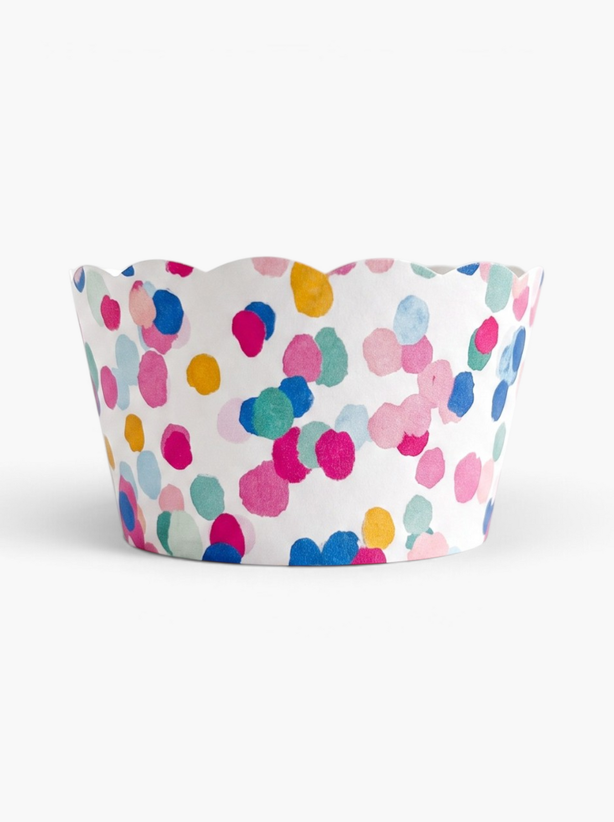 Multi-Color Confetti Dot Cupcake Wrappers