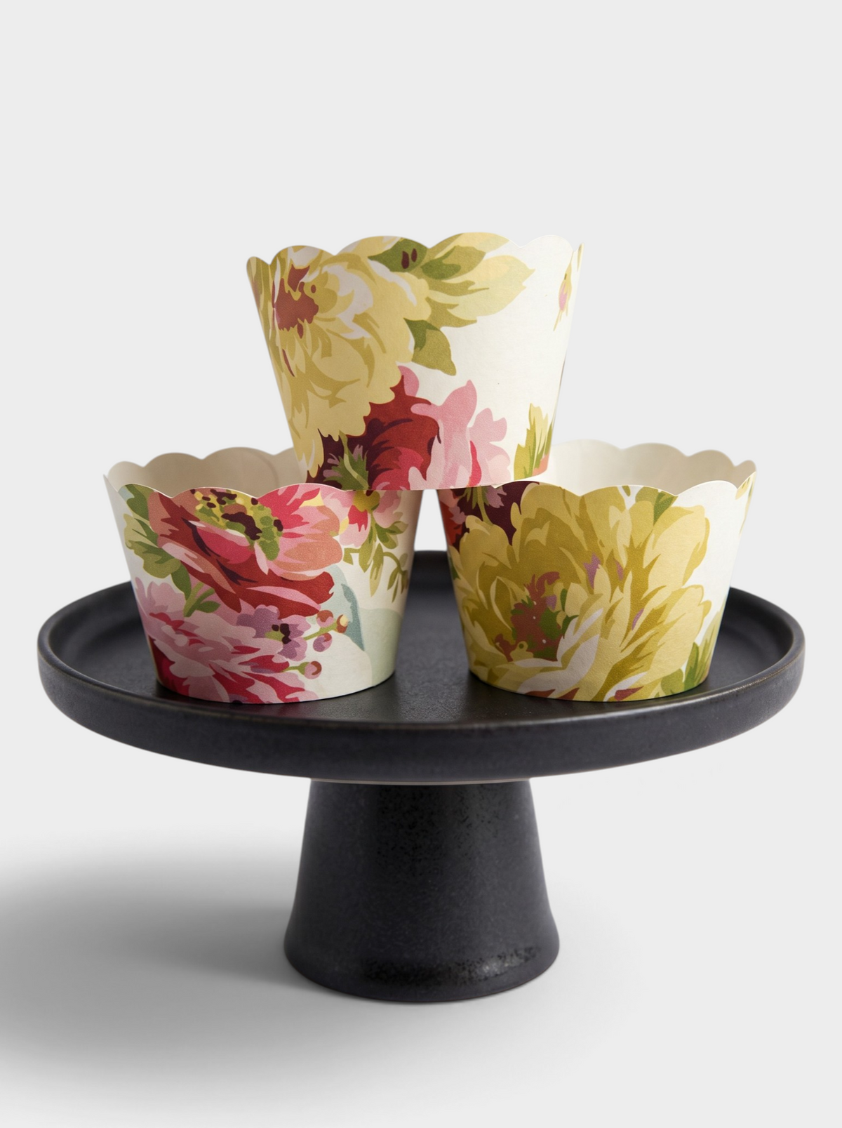 Shabby Chic Floral Cupcake Wrappers